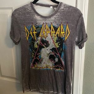 Def Leppard vintage inspired tee